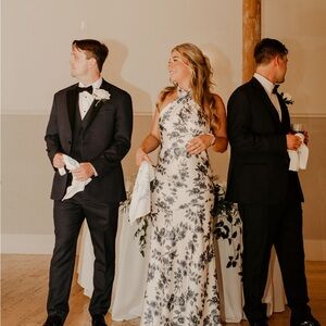 Floral Halter Maxi Dress